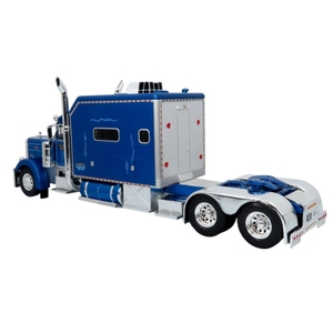 विस्तारित स्लीपर कैब 1:43 स्केल डाइकास्ट मॉडल खिलौने ट्रक के साथ पीटरबिल्ट 379 ट्रैक्टर ट्रेलर - Product Image 4