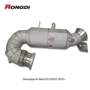 ท่อระบายความร้อนชนิดแคตเตอร์304เอสเอสสำหรับเมอร์เซเดสเบนซ์ GT53 GT50ท่อประสิทธิภาพ2.5ที - Product Image 2