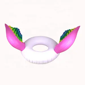 Inflatable Luscious Angel Wing Swim Rings float party toy as Fun Beach Float