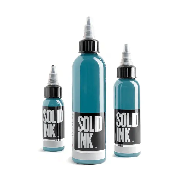 หมึกสักลาย Blue Hawaii Solid Ink 1Oz,เครื่องสำอางมังสวิรัติและไม่มีความโหดร้ายฟรีหมึกสักแวววาวถาวรฮาวายรู้สึกนุ่มมาก