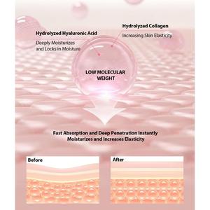 Soin de la peau coréen hydratant pour un teint éclatant, essence pour la peau à l'acide hyaluronique, collagène, tonique hydratant pour le visage - Product Image 4