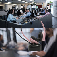 Scorpion Wireless untuk Headset Mono 5.3 Kontrol Suara Satu Sisi ENC Peredam Kebisingan Nyaman Dipakai Panggilan HD untuk Bisnis