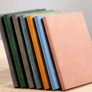 Wholesale Business Gift Eco-friendly PU Leather <b>A5</b> <b>Notebook</b> 100 Sheets Printed UV Printing Multi Colors with <b>Lined</b> Pages - Product Image 1