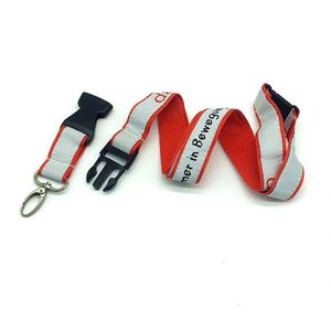 Accessoires de lanière en polyester double couche QM, sublimation par transfert thermique, porte-badge rétractable, lanière pour carte d'identité - Product Image 4