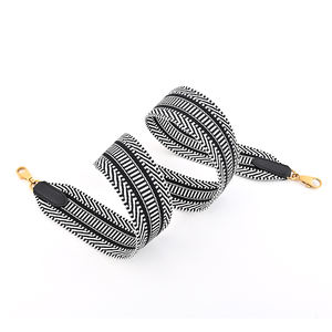 Toile <span class=keywords><strong>Sac</strong></span> Bandoulière Bandoulière Élargi Tressé Bandoulière Cire Ligne Une Épaule Aisselles Evelyn Remplacement - Product Image 5