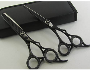 Tijeras profesionales para adelgazar el cabello, instrumento de belleza de acero inoxidable, corte de pelo, peluquería, hoja afilada, mango de acero - Product Image 1