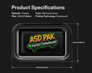 Bandeja para liar cigarrillos de hierbas con logotipo impreso personalizado al por mayor, superficie metálica brillante, bandeja para servir tabaco, tamaño y color personalizados - Product Image 3