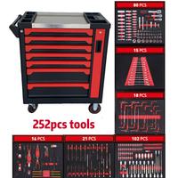 Chariot à outils de garage en métal de haute qualité à 7 tiroirs, ensemble de boîtes à outils d'atelier, chariot de rangement, armoire de rangement, OEM OBM, garantie de 3 ans, TCSP8170C S