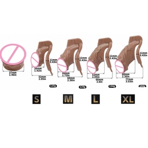 กรงครอบอวัยวะเพศชาย FRRK Resin Skin รูปทรงเหมือนจริง พร้อมห่วงรัดอวัยวะเพศชาย 4 ขนาด ปลอกครอบอวัยวะเพศชาย ของเล่นผู้ใหญ่ BDSM สำหรับผู้ชาย - Product Image 6