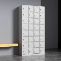 32 portes en fer personnel casier métal acier salle de sport casiers de rangement vêtements en métal casier chaussures armoire