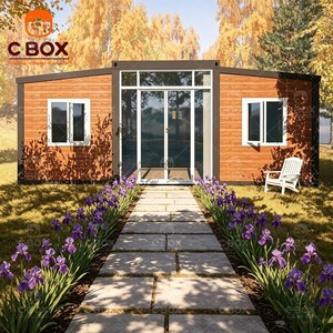บ้านเคลื่อนที่ Cbox ขนาด 40 ฟุต บ้านสำเร็จรูปหรูหรา พับเก็บได้ ใช้เป็นสำนักงาน ห้องนั่งเล่น 3 ห้องนอน พร้อมห้องน้ำ บ้านคอนเทนเนอร์แบบขยายได้ - Product Image 3