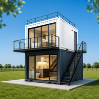 Maisons conteneurs RMY, design moderne minimaliste, bonne isolation thermique, résistantes à la chaleur, pour bureaux, bâtiments scolaires, magasins, bars