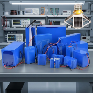 แบตเตอรี่ลิเธียมแบบชาร์จได้ 18650 21700 Li-Ion แรงดัน 3.7V 7.4V 10.8V 11.1V 12V 14.8V 22.2V 44.4V สำหรับหุ่นยนต์ RC แบบกำหนดเองได้ - Product Image 1