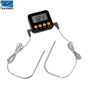 <strong>2026</strong> SW HIGH QUALITY MINI STYLE Digital with Mobile Phone APP Waterproof Timer Function Plastic Material BBQ Thermometer - Product Image 3