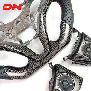 <span class=keywords><strong>พวงมาลัย</strong></span> DINGNUO สำหรับรถยนต์ Fit, CRV, Civic Coupe รถแข่ง ดีไซน์ทรง D สปอร์ต ผลิตจากคาร์บอนไฟเบอร์หุ้มหนัง <span class=keywords><strong>ขนาด</strong></span>ด้ามจับ 35 มม. - Product Image 4