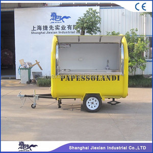 Carrito de Comida Rápida Móvil Personalizado de Acero Inoxidable para Helados, Dulces y Hot Dogs, Fabricado en China - Product Image 2