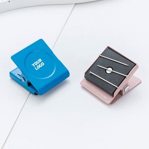 Clips Magnéticos Coloridos para Oficina, Cocina o Refrigerador - Clips Magnéticos Metálicos Multiusos para Notas, Fotos y Documentos - Product Image 1