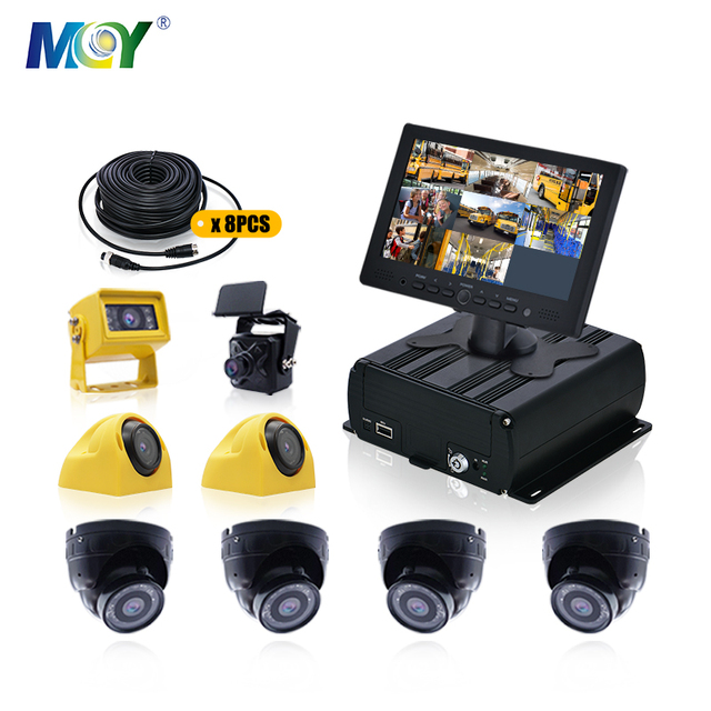 AHD 720p 1080p Car CCTV Security Transportation Solution School Bus Fleet Camera DVR System