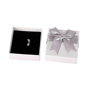 Печатная бумажная коробка для упаковки ювелирных изделий на заказ логотип ожерелье кольцо ювелирные изделия Подарочная коробка Упаковка - Product Image 5