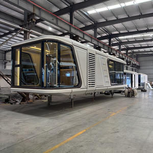 Espace créatif Capsule Mobile Homestays Maisons en conteneur Vue sur les <span class=keywords><strong>étoiles</strong></span> Chambres ensoleillées Zones scéniques du parc Internet Famous Homestays - Product Image 5