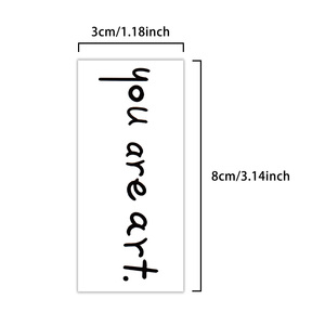 Lettrage artistique anglais <span class=keywords><strong>Tatouage</strong></span> <span class=keywords><strong>temporaire</strong></span> <span class=keywords><strong>Tatouage</strong></span> semi-permanent Imperméable pour 2 semaines <span class=keywords><strong>Tatouage</strong></span> réaliste à base de plantes pour le corps - Product Image 1