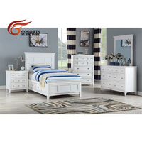 Meubles de chambre à coucher en bois massif, lit king size et queen size, ensemble de chambre à coucher en gros GLD11