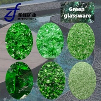 Grit de verre coloré spécialisé de 8 mm pour revêtements muraux extérieurs haut de gamme ; Échantillons gratuits disponibles
