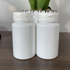 Botella de plástico vacía blanca de 100ml, 120ml, 150ml, con tapa abatible, botellas para tabletas, envases para pastillas - Product Image 3