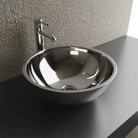 Évier en acier inoxydable pour camping-car, salle de bain, cuisine, SUS 304, mini bar, lavabo, évier rond en acier inoxydable à encastrer sous le plan de travail