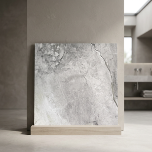 Carreaux de sol en céramique numérique émaillée effet bois classique 30x30cm, aspect marbre rustique, pour intérieur - Product Image 4