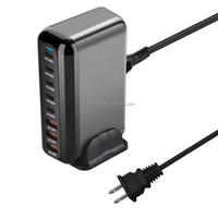 Chargeur GAN PD 600W Chargeur de bureau multifonctionnel à 8 ports de type C Nouvel adaptateur haute puissance multi-ports