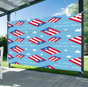 Großer 3,5*4M Hintergrund Nationalflagge über der <span class=keywords><strong>San</strong></span> <span class=keywords><strong>Juan</strong></span> Straße Hintergrund Puerto Rico Partydekoration Mit Hochzeitsmotiv - Product Image 2