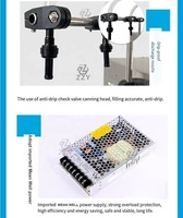 Machine de remplissage semi-automatique à quatre têtes pour liquides cosmétiques, toner, parfum, sérum, essence, remplisseur de bouteilles électrique