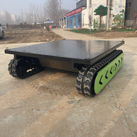 Châssis de chenille de plate-forme mobile tout-terrain Châssis de robot de charge hybride Garantie 1 an Origine du Shandong