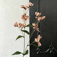 Bunga Lily 3D Tinggi Buatan Baru untuk Dekorasi Pernikahan, Lorong, Lantai, Ruang Tamu, Pesta, Acara, Panggung, dan Susunan Bunga dalam Jumlah Besar