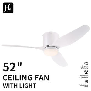 Ventilador de Techo Moderno de 42/52 Pulgadas para Dormitorio con Luz, 3 Aspas de ABS, Control Remoto para Uso Doméstico y Hotelero - Product Image 5