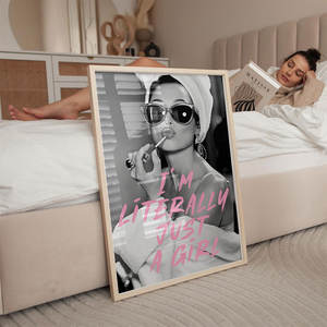 Décoration murale rétro coquette HAOWAI OEM/ODM, talons roses, lèvres et citation de fille, décoration de <span class=keywords><strong>chambre</strong></span> d'étudiant, esthétique féminine Y2K - Product Image 5