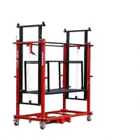 Plateforme élévatrice électrique de 6 m, échafaudage mobile pliable à commande à distance pour la décoration intérieure et la construction