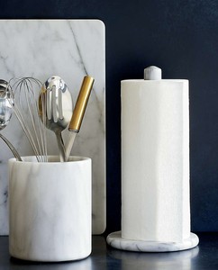 Moderno Enfriador de Vino de Mármol Pulido, Soporte para Utensilios, Duradero, Ecológico, Impermeable, Antideslizante y Resistente a los Arañazos para la Mesa - Product Image 4