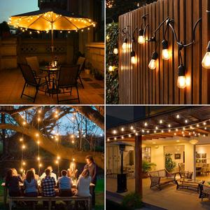 <span class=keywords><strong>48ft</strong></span> de Navidad al aire libre de LED resistente al agua E26 E27 Cadena de luz - Product Image 6