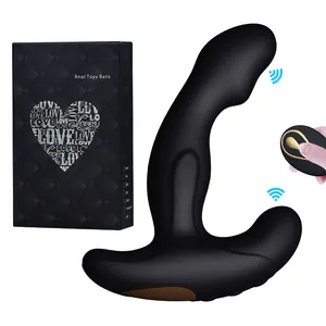 Vibrator Anal jarak jauh silikon untuk pria pemijat prostat steker Anal mainan seks dewasa masturbator Stimulator Vagina wanita