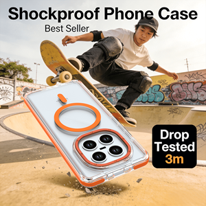 Funda Transparente Híbrida Magnética Resistente a Golpes y Huellas Dactilares para <span class=keywords><strong>Redmi</strong></span> Note <span class=keywords><strong>12</strong></span> 13 14 4G 15Pro+ 5G con Carga Inalámbrica - Product Image 5
