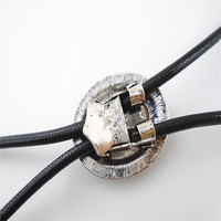 Bolo Tie Vintage pour femmes, style rétro tendance avec chaîne en corde, vente en gros de bijoux en alliage de zinc