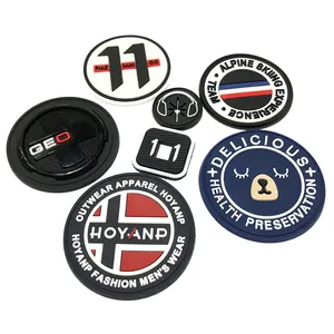 Jt Custom Rubber 3d Logo Label Pvc Reliëf Aangepaste Ijzer Op Tactische Patch Kledinglabels Voor Strijdkrachten