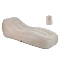 Sofá de alta calidad para exteriores, sofá inflable automático portátil para exteriores, tumbona de aire automática