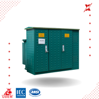 Subestación montada en almohadilla en forma de bobina personalizable para transformadores para edificios de oficinas comerciales residenciales de gran altura 120V 36V