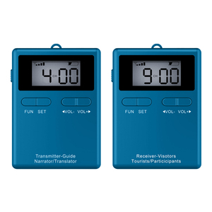 RC8860 Casque d'écoute numérique sans fil pour guide touristique UHF unidirectionnel (norme européenne) Talkie-walkie Air Band pour applications de conférence - Product Image 3