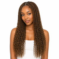 Tresses au crochet bouclées à la française en spirale, cheveux synthétiques à ondulations lâches, extensions capillaires personnalisables pour toutes les occasions