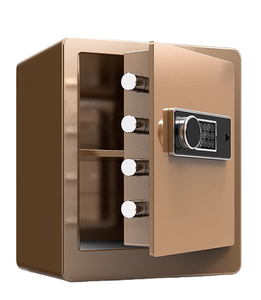 H40cm aleación de acero electrónico biométrico Reconocimiento de huellas dactilares ignífugo antirrobo caja de efectivo caja fuerte para recepción de Hotel - Product Image 1