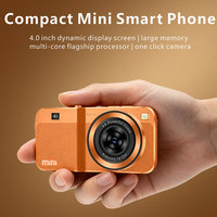 Mini Teléfono Inteligente Android con Cámara, Estilo Smartphone, MT6765 Octa Core, Pantalla Táctil de 3.75 Pulgadas, 3GB RAM, 64GB ROM, WiFi de Doble Banda, OTG